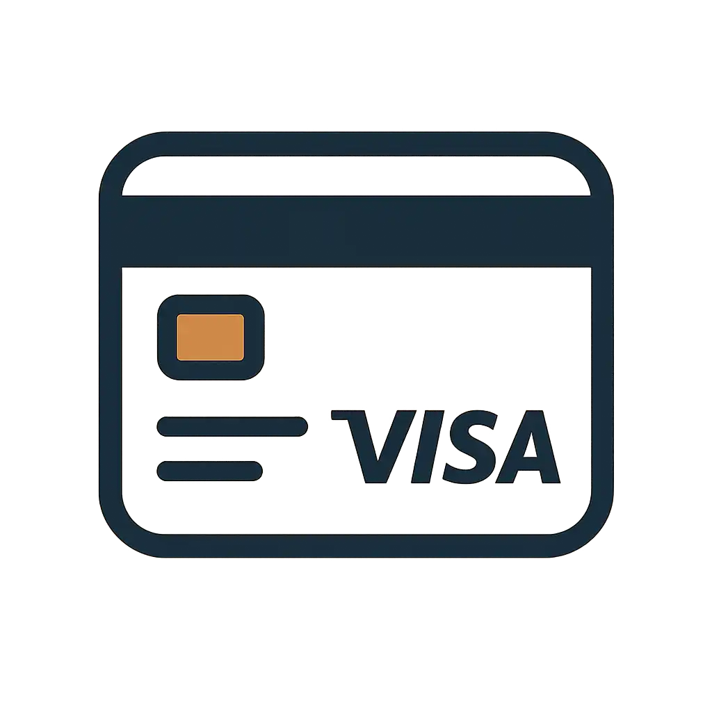 Visa card icon